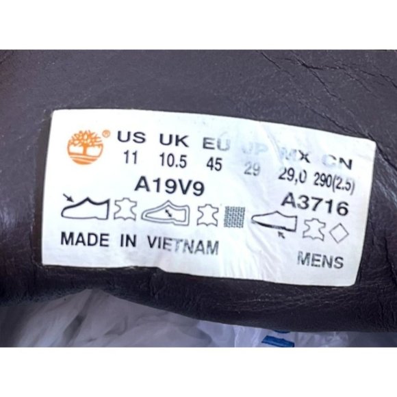 Timberland Wodehouse Lost History Brown Leather Chukka Boots Size:11 - Picture 10 of 14